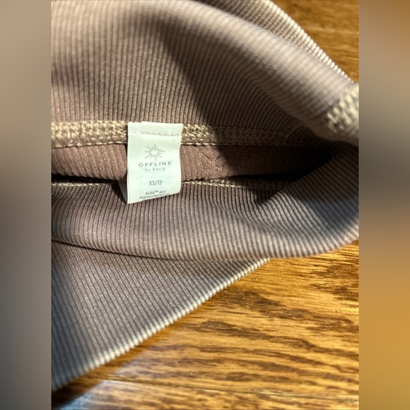 New NWOT Offline by Aerie Seamless Washed Rib High Waisted Leggings Women’s XS - Picture 4 of 6